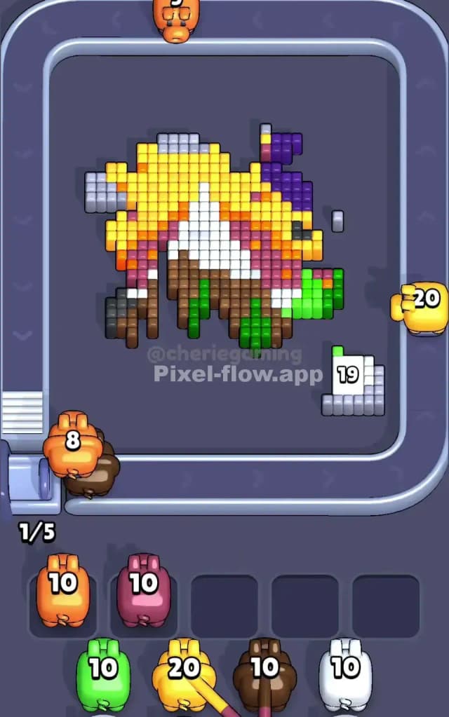 Pixel Flow Level 366 Solution 2