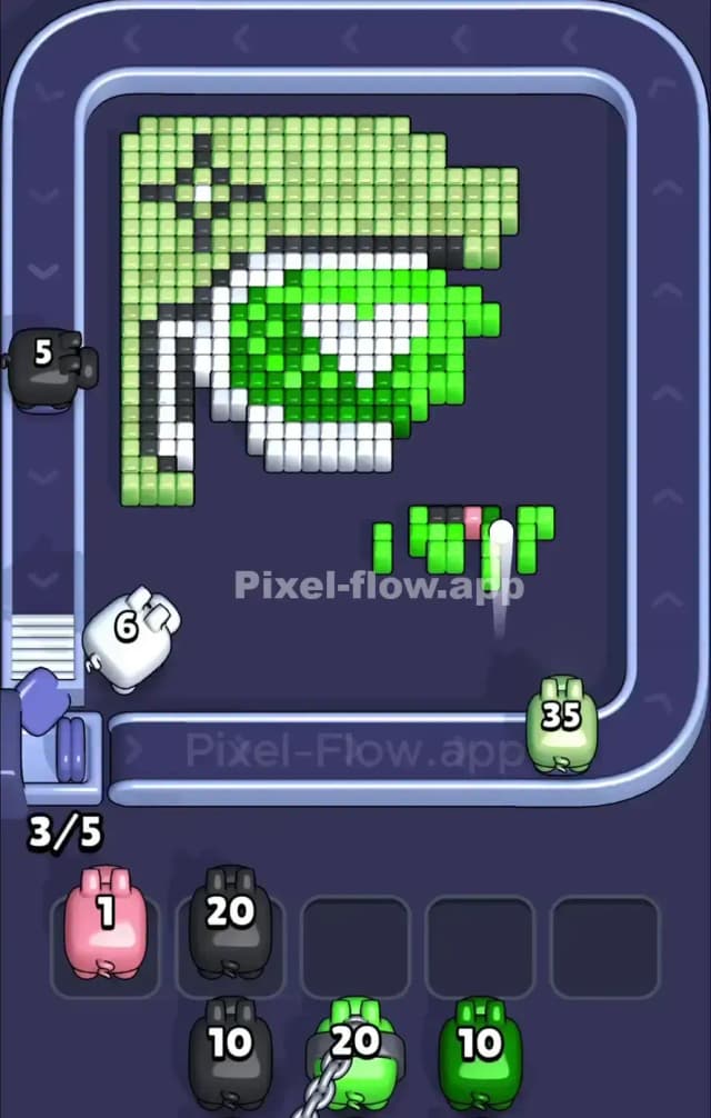 Pixel Flow Level 911 Solution 1