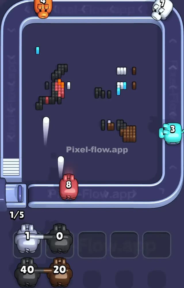 Pixel Flow Level 1170 Solution 3