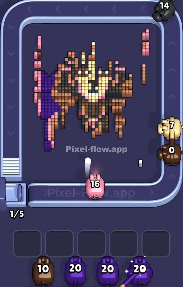 Pixel Flow Level 976 Solution 2