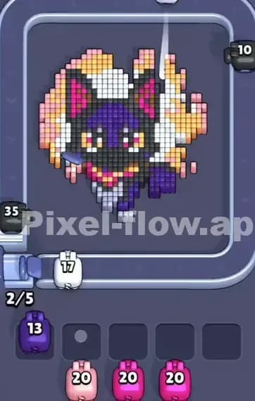 Pixel Flow Level 390 Solution 1