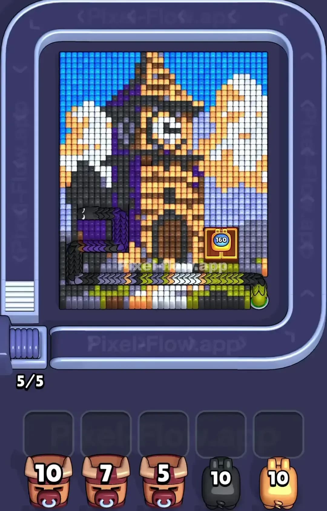 Pixel Flow Level 1386 Screenshot
