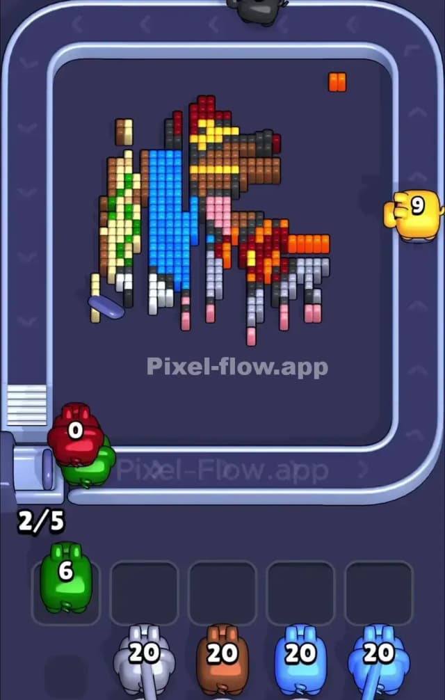 Pixel Flow Level 915 Solution 2