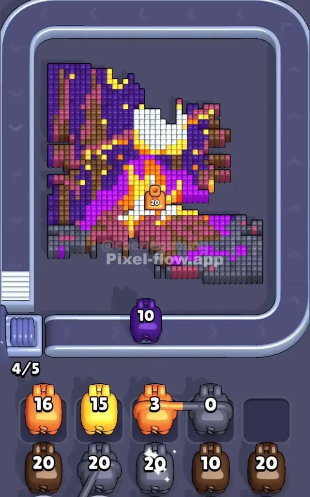 Pixel Flow Level 675 Solution 2