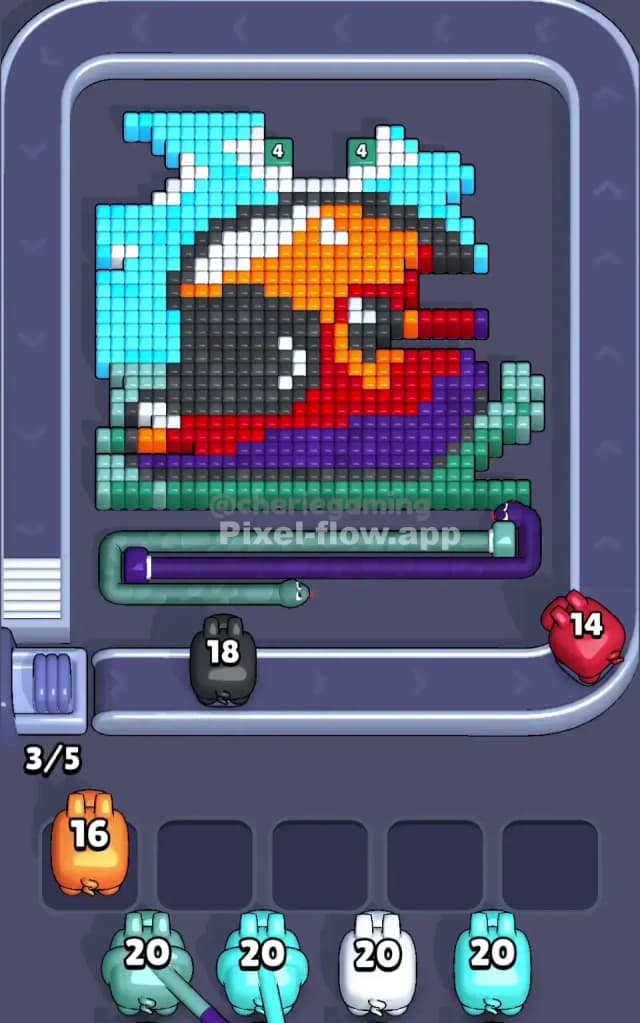 Pixel Flow Level 560 Solution 1