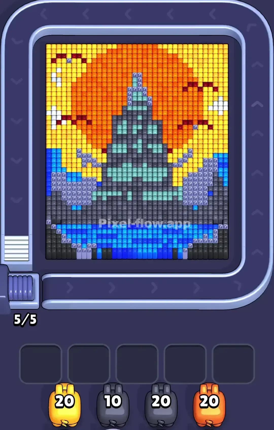 Pixel Flow Level 843 Screenshot