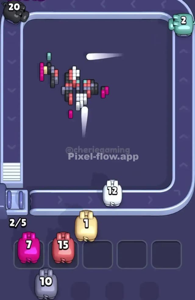 Pixel Flow Level 1786 Solution 3