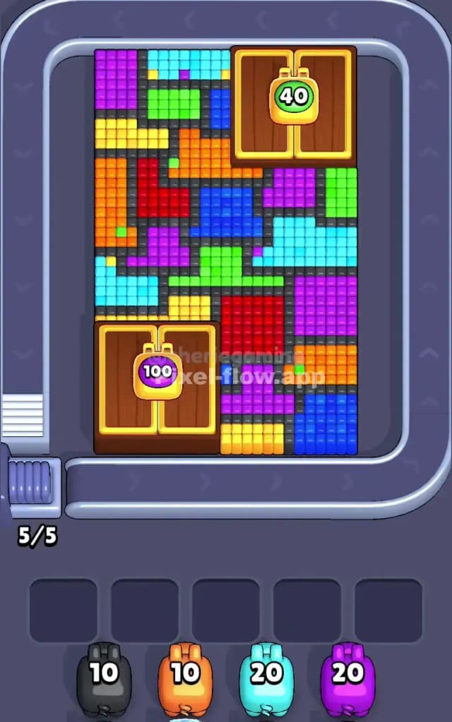 Pixel Flow Level 422 Gameplay