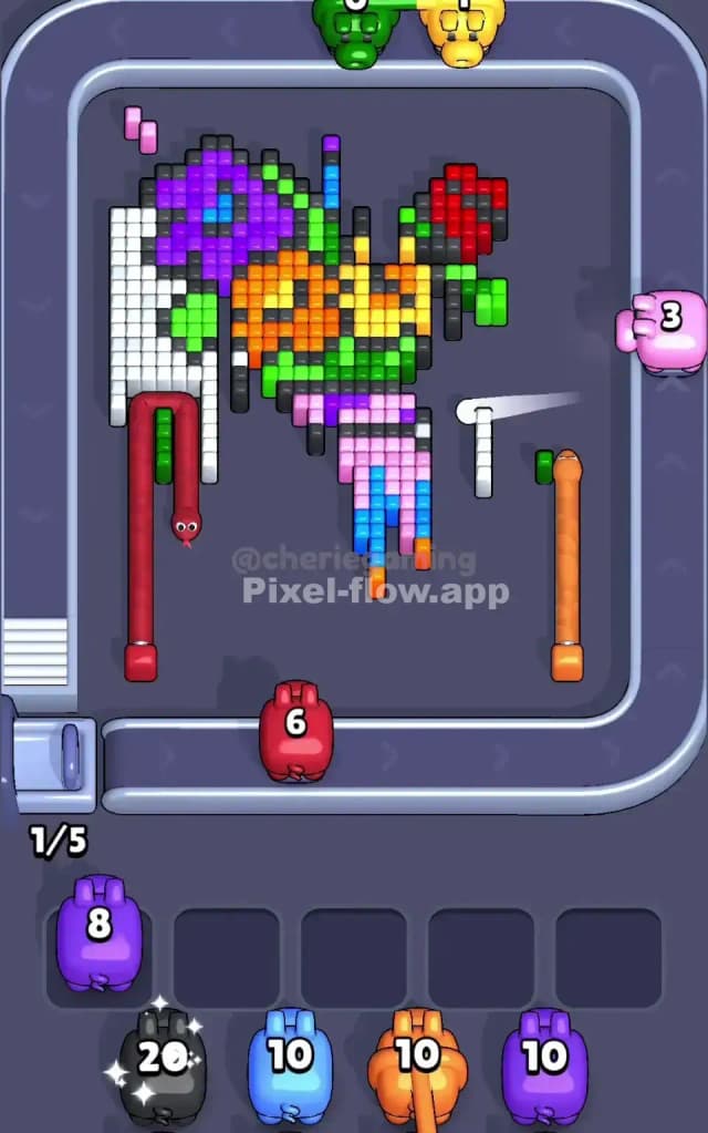 Pixel Flow Level 434 Solution 2