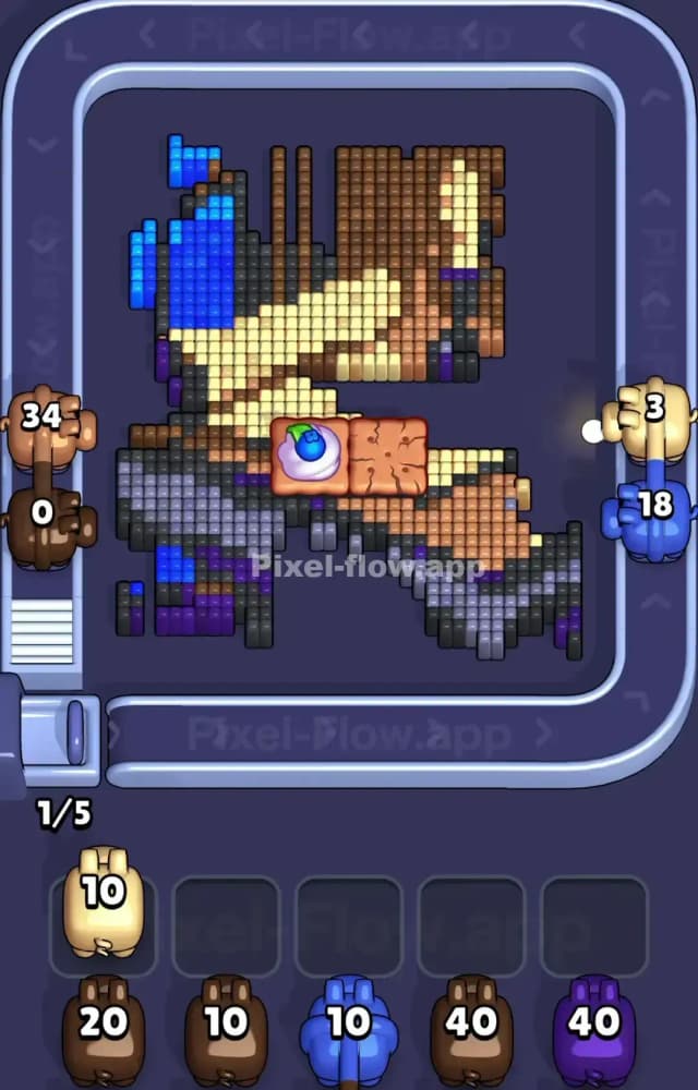 Pixel Flow Level 1425 Solution 2