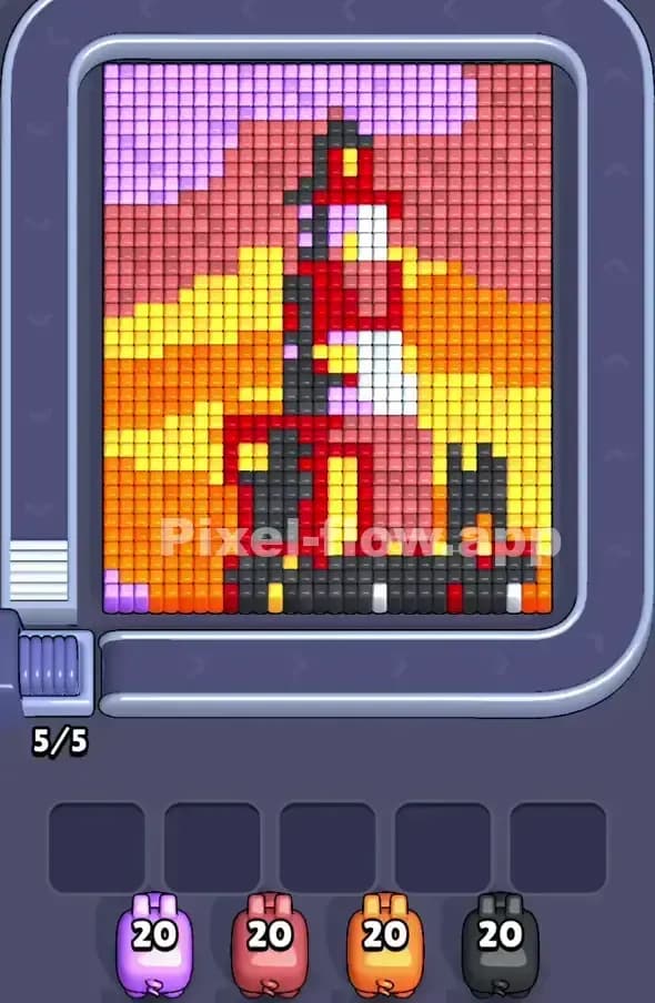 Pixel Flow Level 382 Screenshot