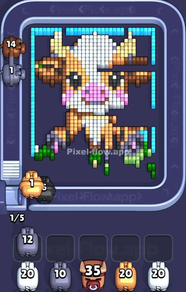 Pixel Flow Level 1319 Solution 1