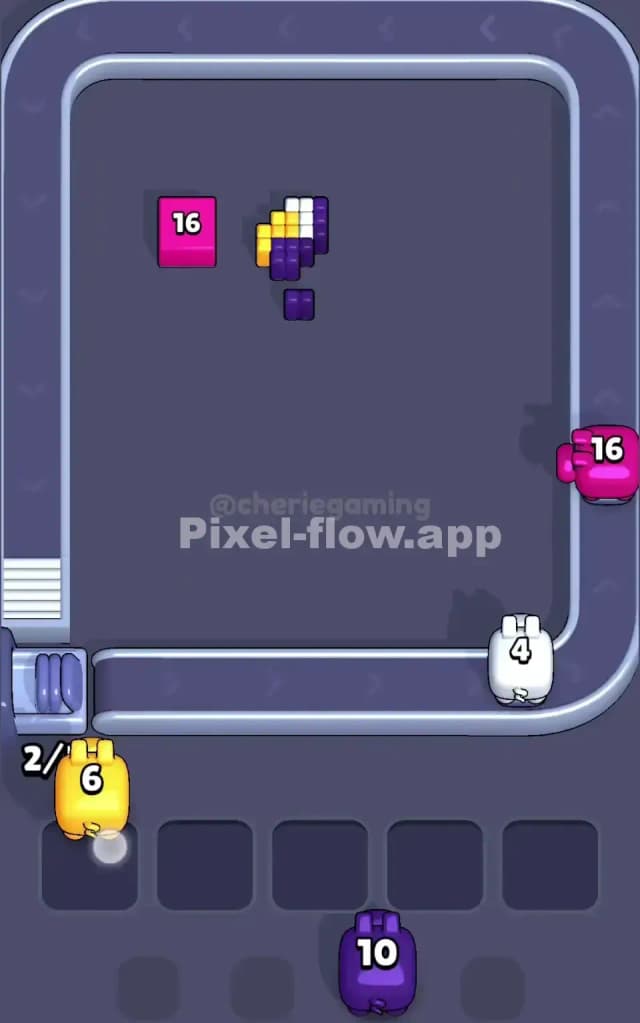 Pixel Flow Level 161 Solution 3