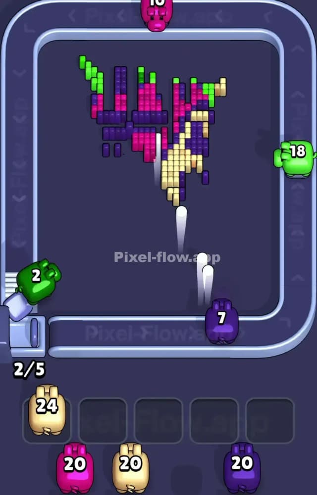 Pixel Flow Level 1381 Solution 3