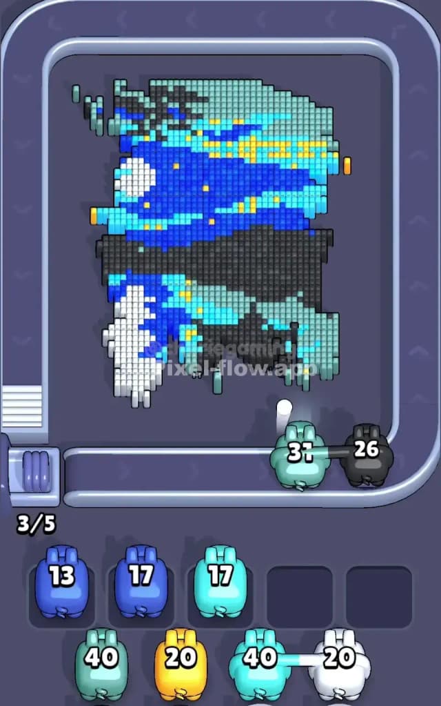 Pixel Flow Level 535 Solution 1