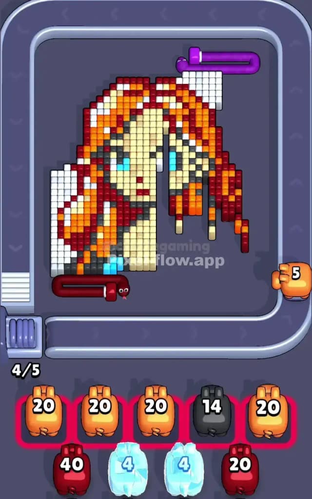 Pixel Flow Level 750 Solution 2