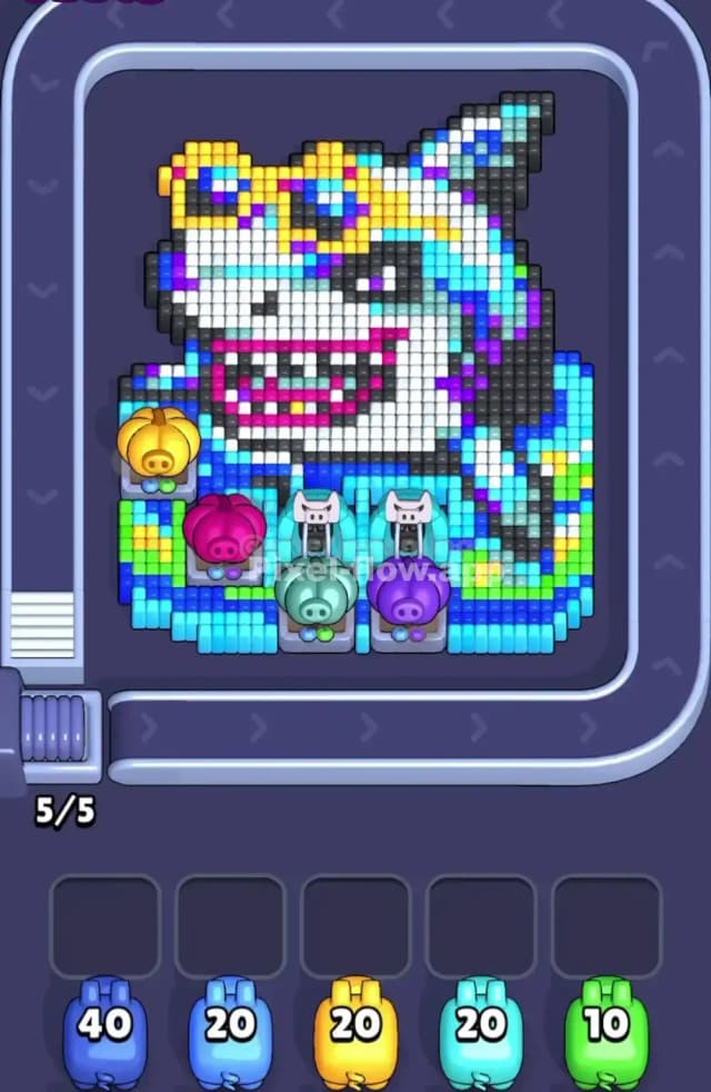 Pixel Flow Level 1775 Gameplay