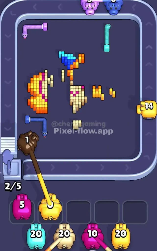 Pixel Flow Level 788 Solution 3