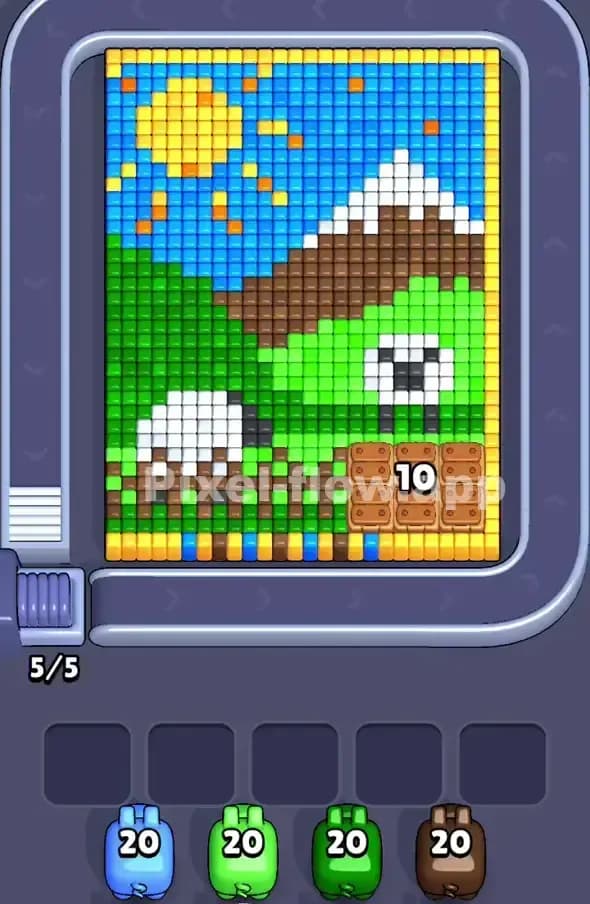 Pixel Flow Level 388 Screenshot