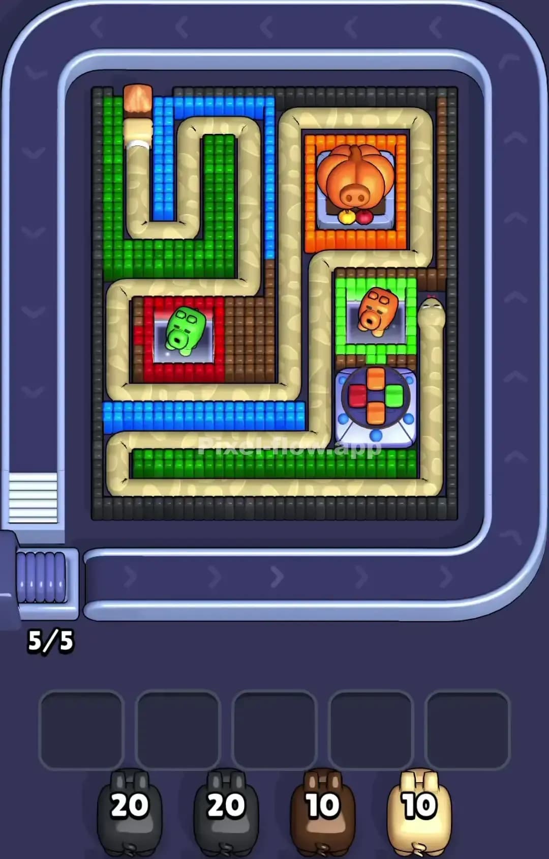 Pixel Flow Level 1298 Screenshot