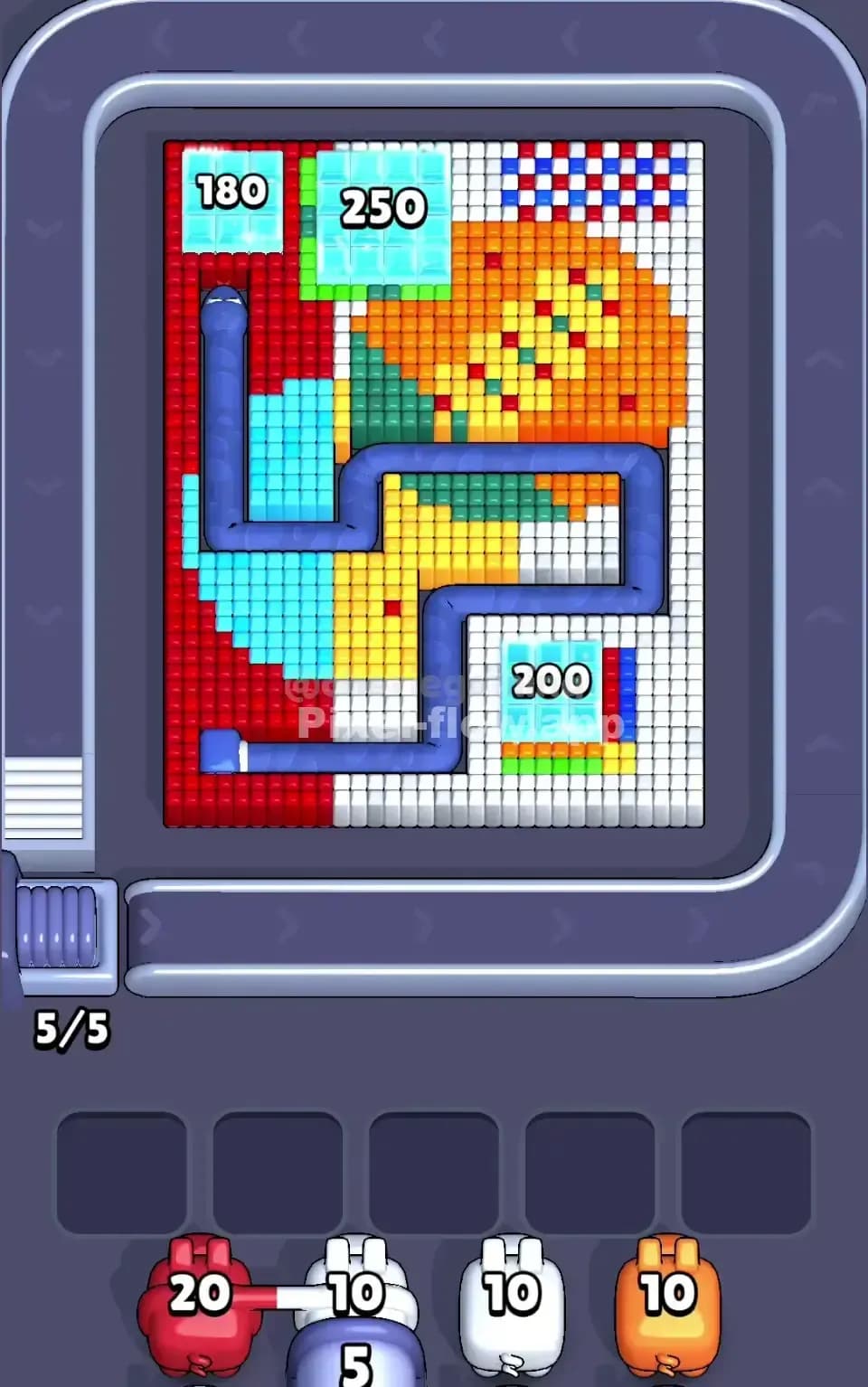 Pixel Flow Level 349 Screenshot