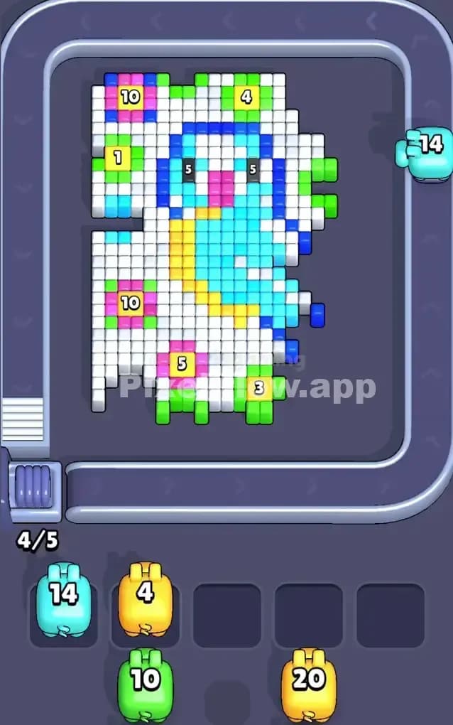 Pixel Flow Level 252 Solution 1
