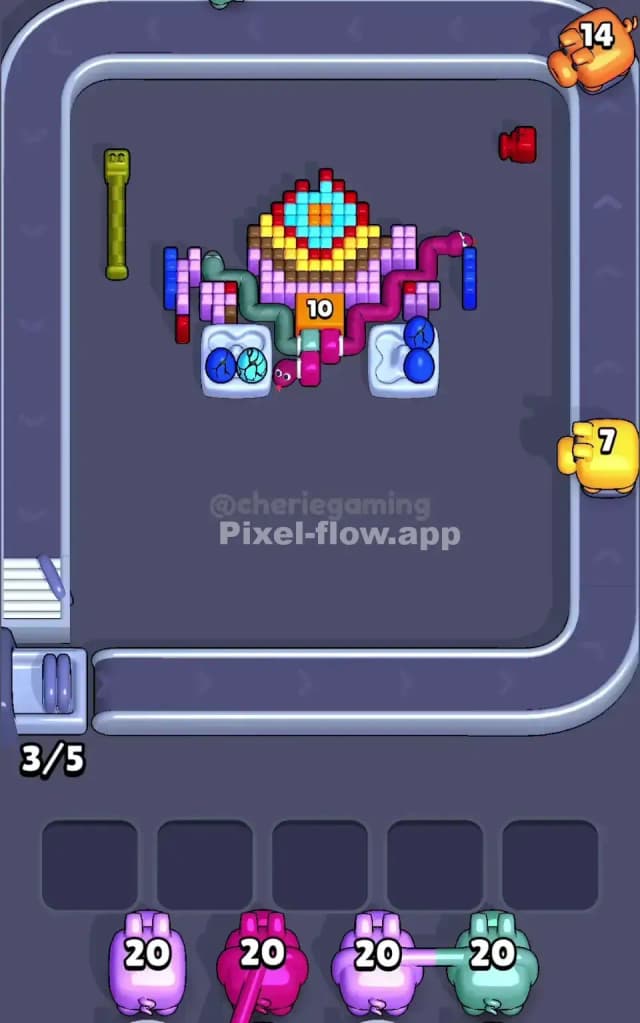 Pixel Flow Level 727 Solution 3