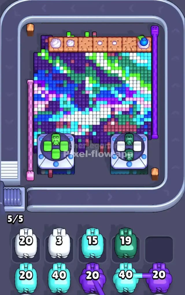Pixel Flow Level 719 Solution 1