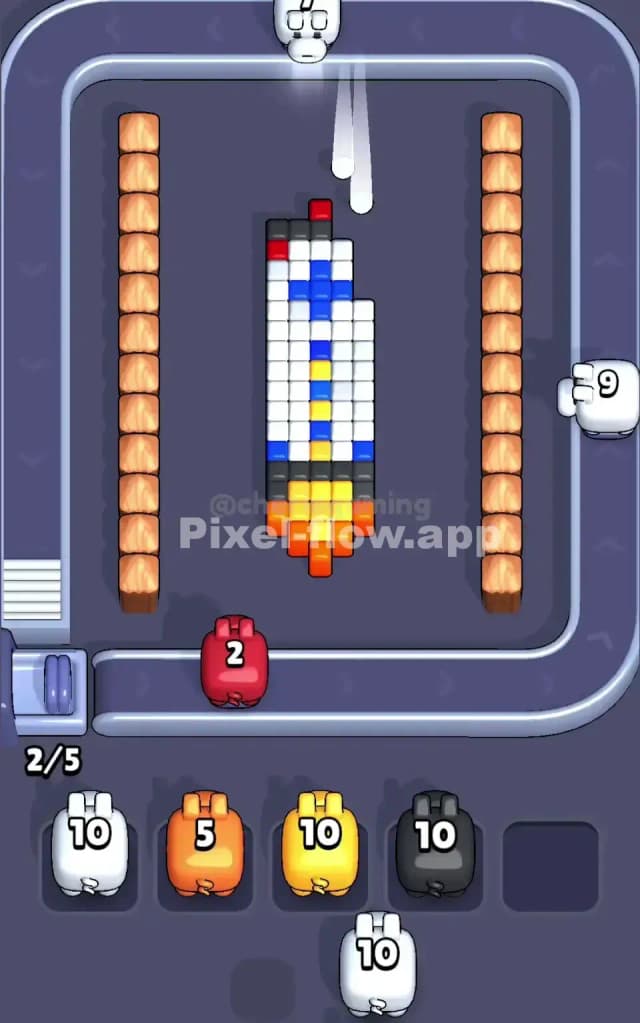 Pixel Flow Level 120 Solution 2