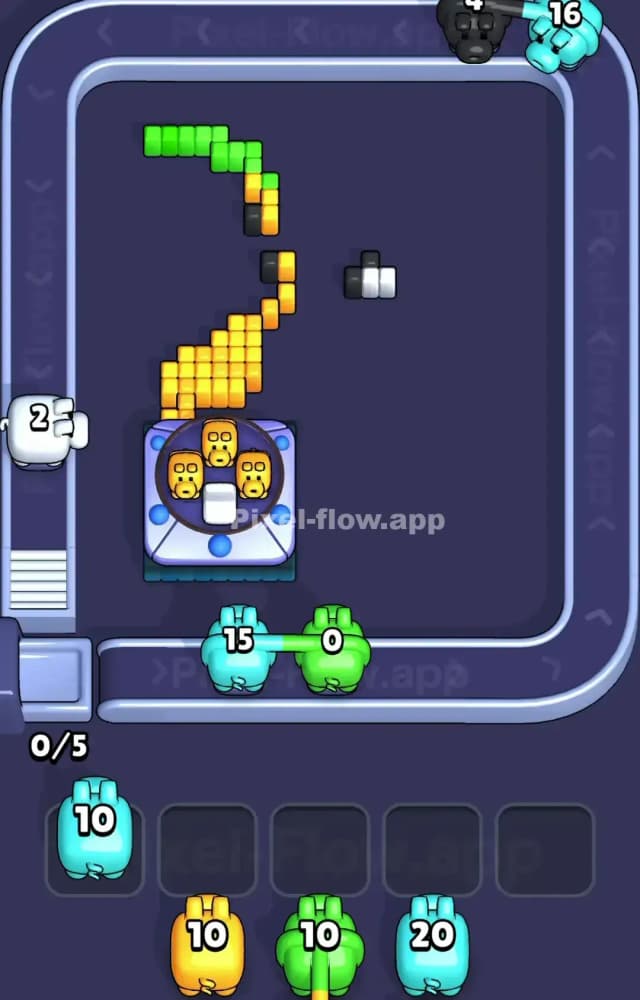 Pixel Flow Level 1120 Solution 3