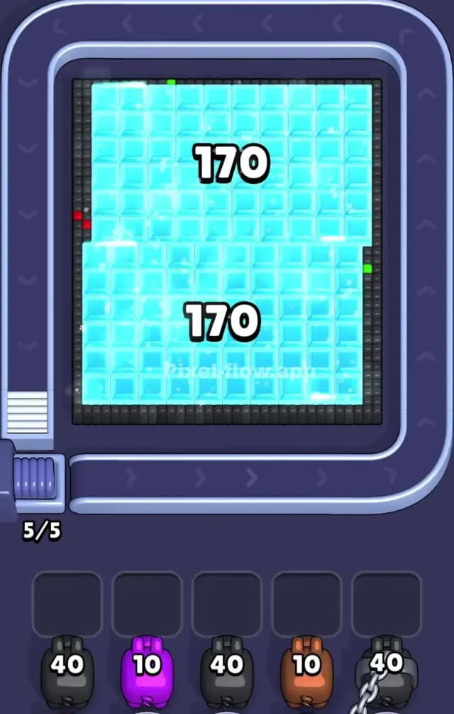 Pixel Flow Level 874 Gameplay