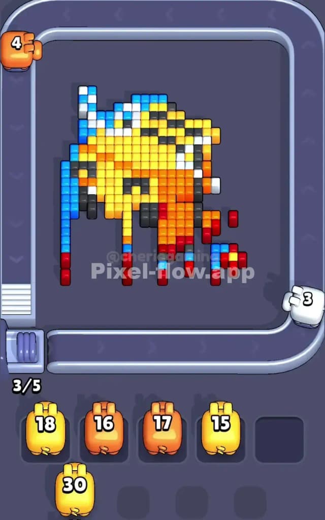 Pixel Flow Level 68 Solution 2