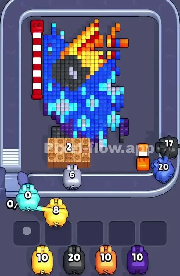 Pixel Flow Level 349 Solution 1