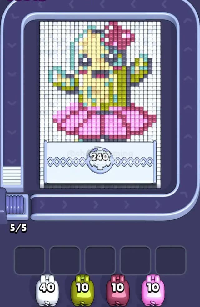 Pixel Flow Level 1618 Gameplay