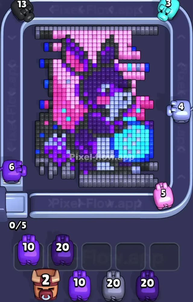 Pixel Flow Level 1372 Solution 1
