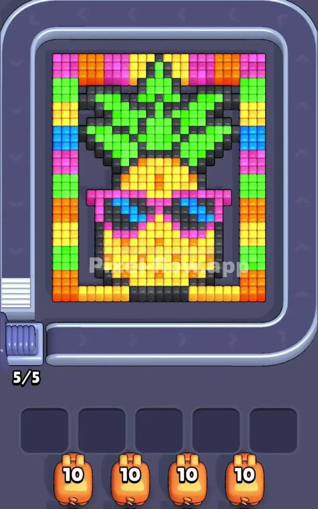Pixel Flow Level 49 Gameplay