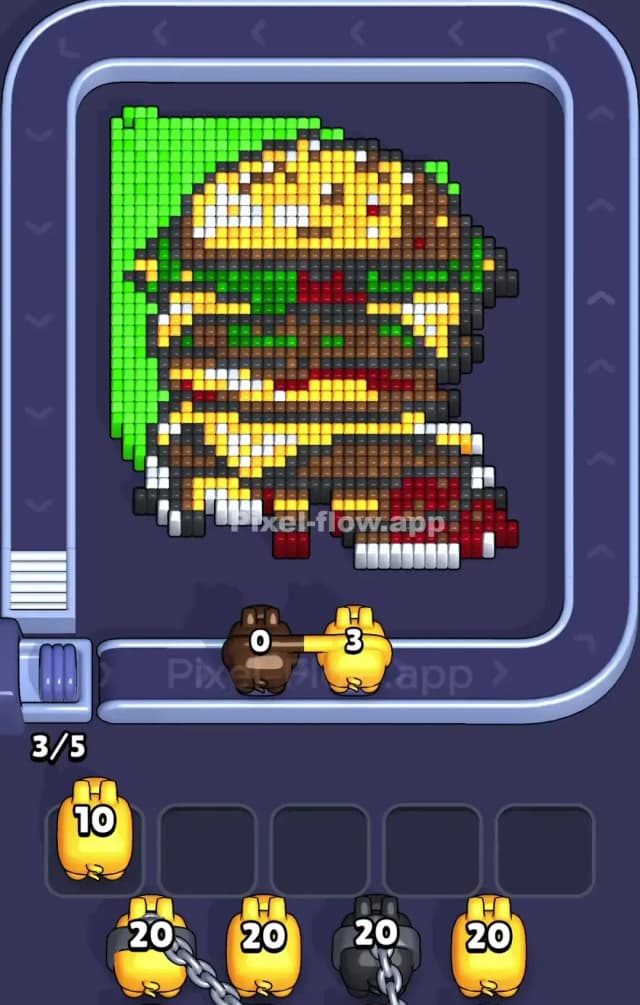 Pixel Flow Level 866 Solution 1