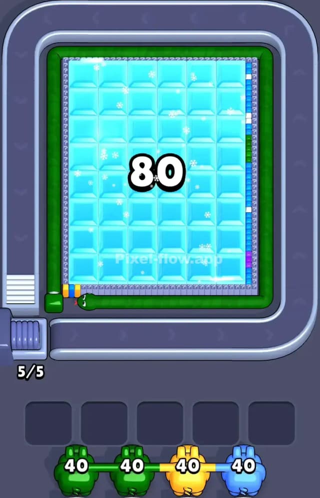 Pixel Flow Level 716 Gameplay