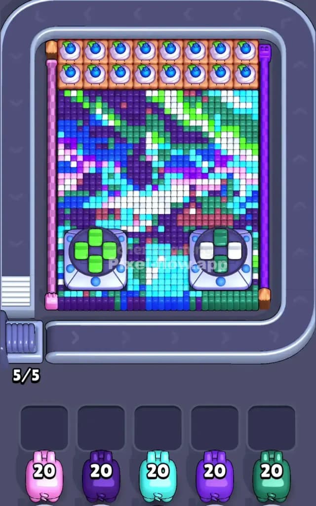 Pixel Flow Level 719 Gameplay