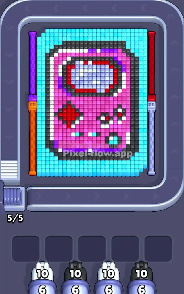 Pixel Flow Level 589 Gameplay