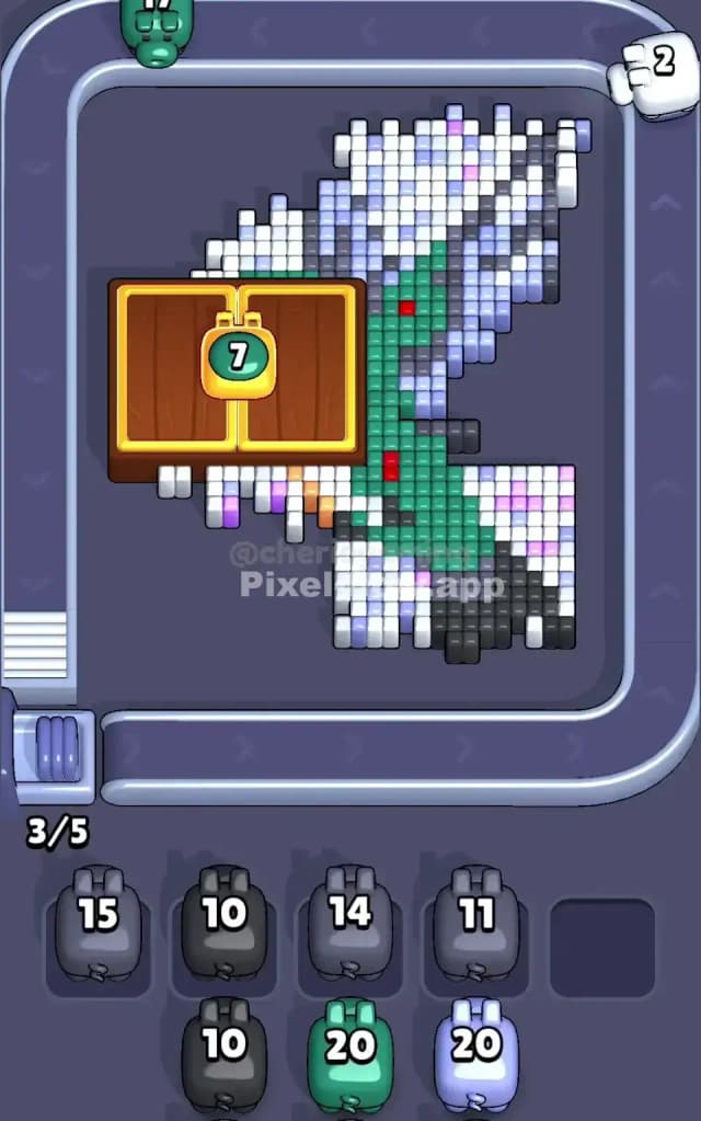 Pixel Flow Level 352 Solution 1