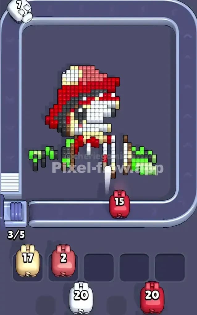 Pixel Flow Level 258 Solution 2