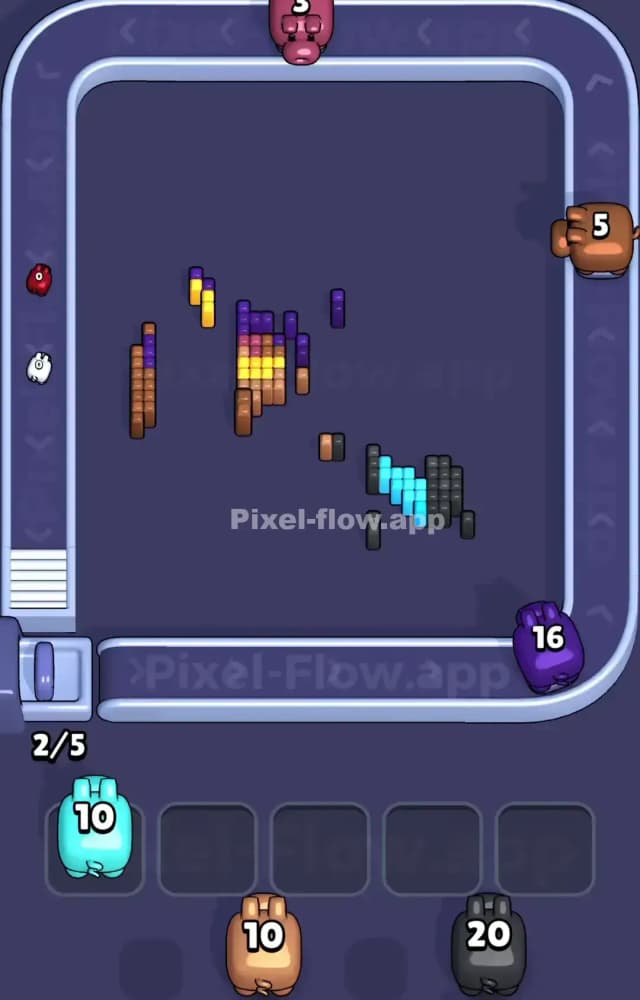 Pixel Flow Level 1097 Solution 3