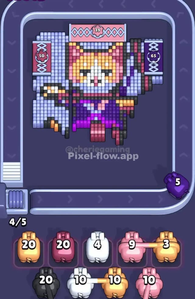 Pixel Flow Level 1670 Solution 1