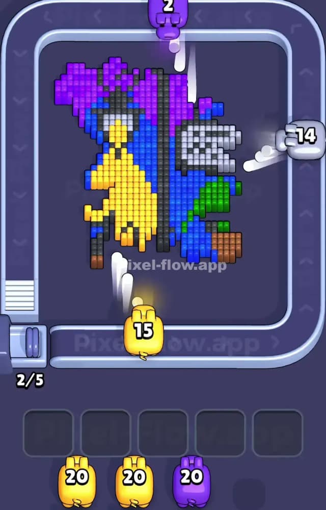 Pixel Flow Level 1031 Solution 2