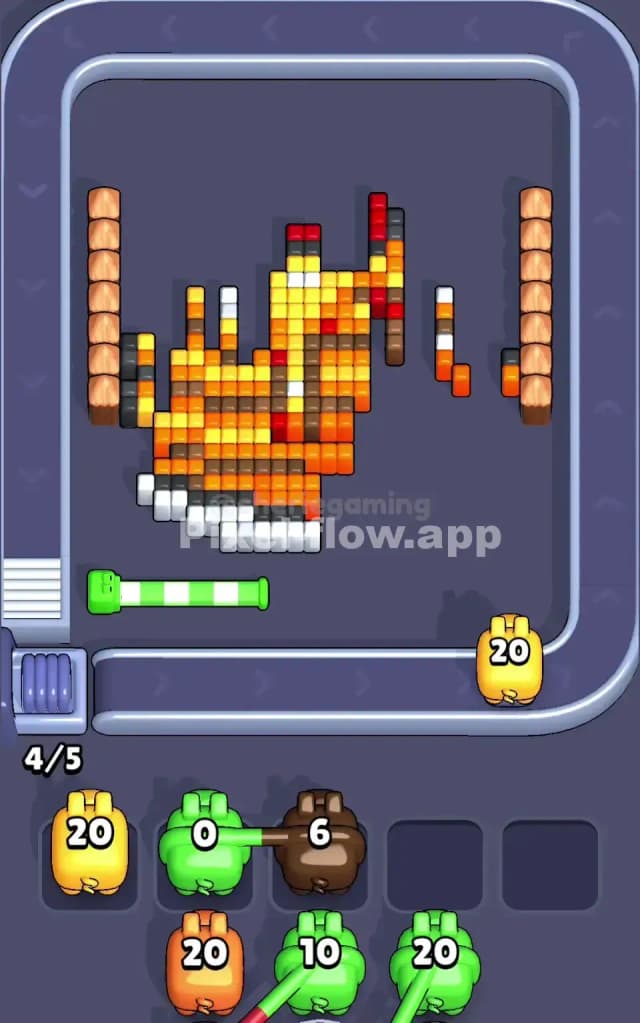 Pixel Flow Level 190 Solution 2