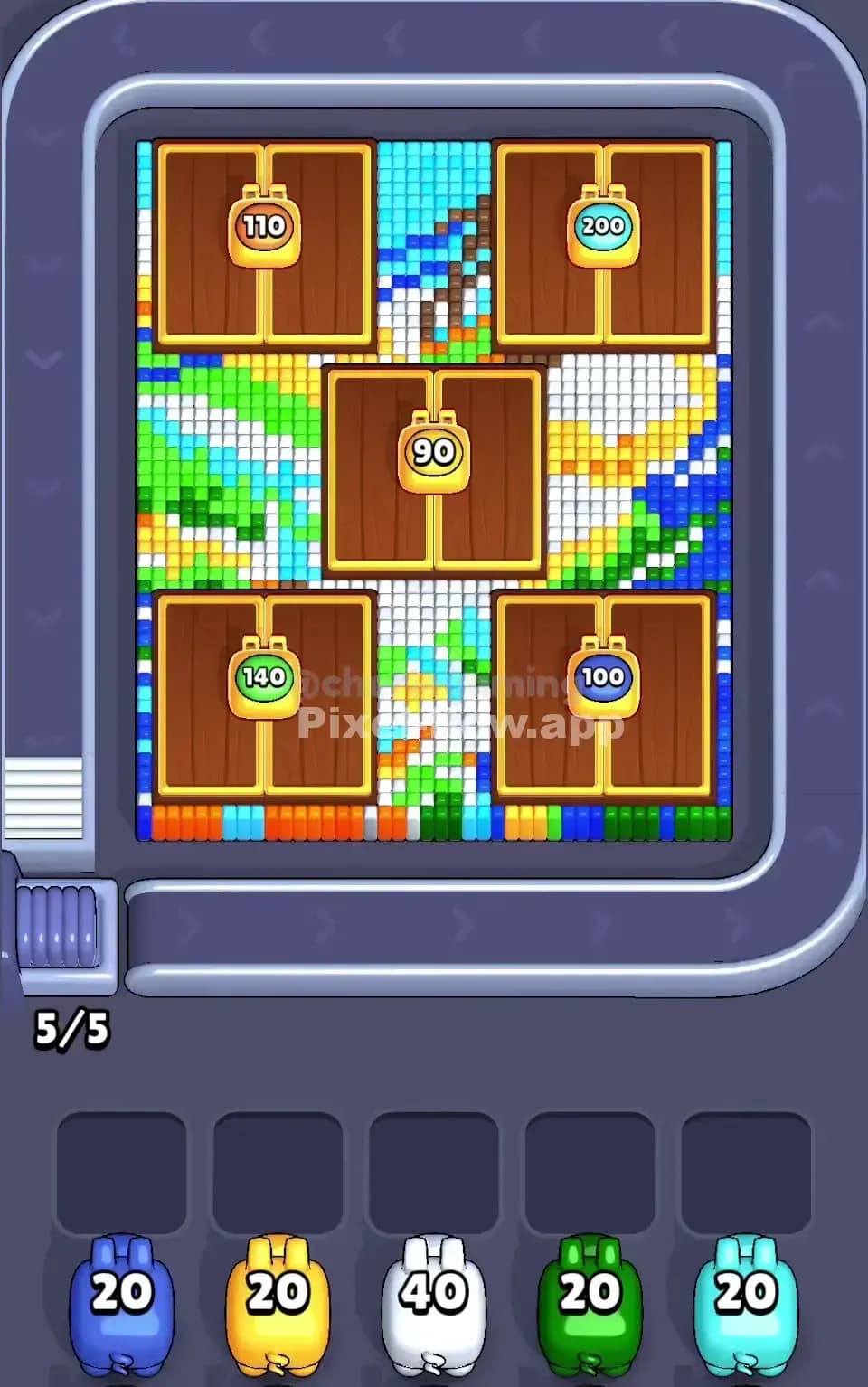 Pixel Flow Level 372 Screenshot
