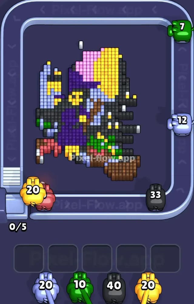 Pixel Flow Level 1428 Solution 2