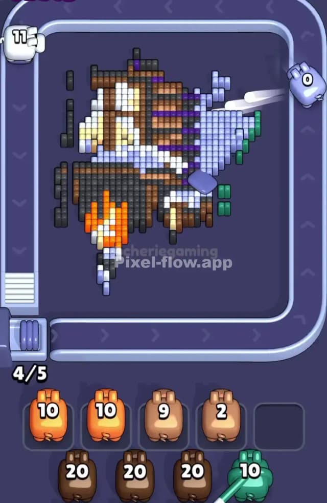 Pixel Flow Level 1727 Solution 2