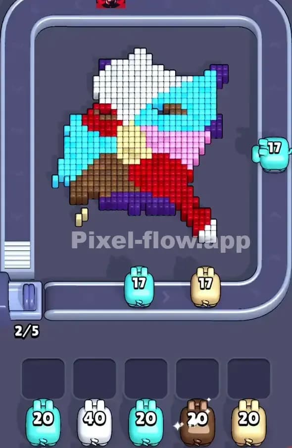 Pixel Flow Level 333 Solution 2